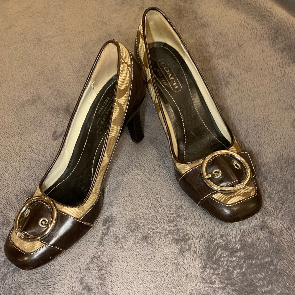 Coach Heels size 7 1/2